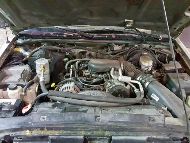 1GNDT13W412106737 - 2001 CHEVROLET BLAZER TAN photo 7