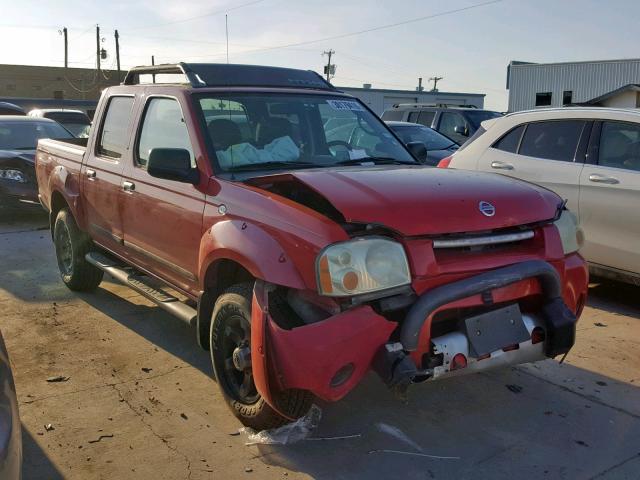 1N6ED27T84C413761 - 2004 NISSAN FRONTIER C RED photo 1