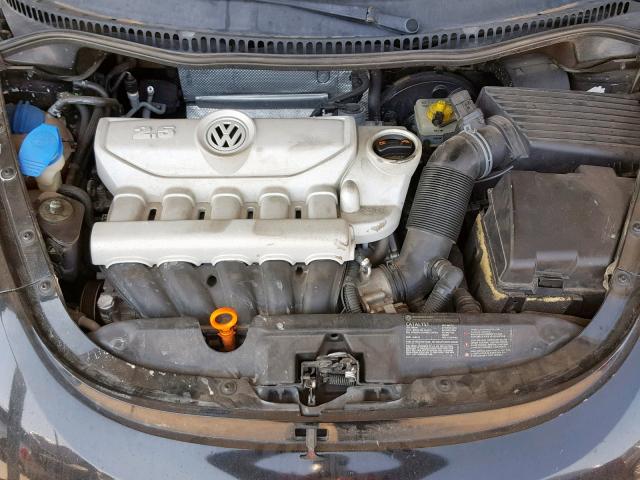 3VWRW31C18M523498 - 2008 VOLKSWAGEN NEW BEETLE შავი ფოტო 7