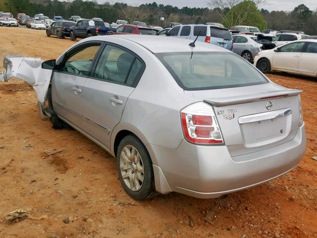 3N1AB6AP1BL605568 - 2011 NISSAN SENTRA 2.0 SILVER photo 3