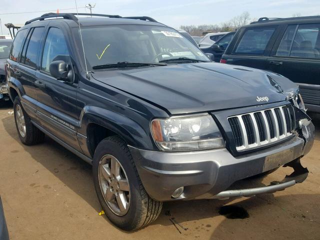 1J4GW48S84C277813 - 2004 JEEP GRAND CHER GRAY photo 1