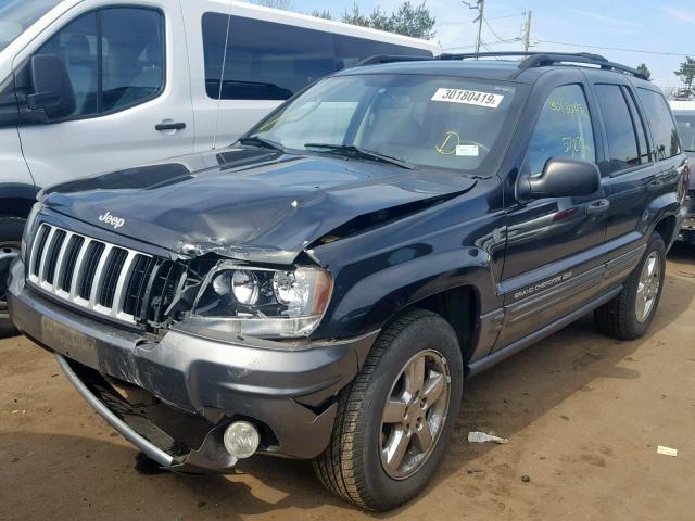 1J4GW48S84C277813 - 2004 JEEP GRAND CHER GRAY photo 2