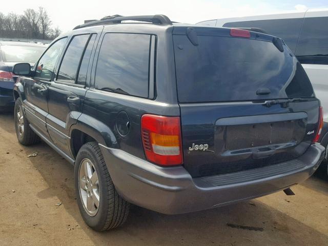 1J4GW48S84C277813 - 2004 JEEP GRAND CHER GRAY photo 3