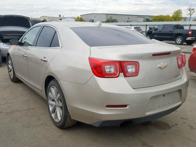 1G11H5SA5DF315016 - 2013 CHEVROLET MALIBU LTZ GOLD photo 3