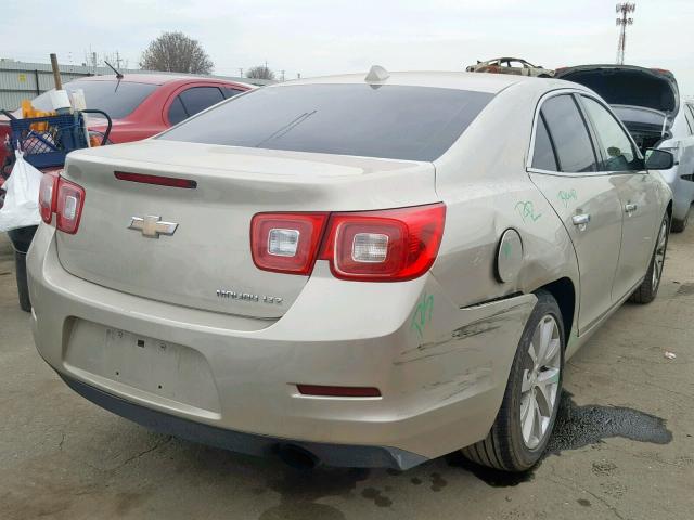 1G11H5SA5DF315016 - 2013 CHEVROLET MALIBU LTZ GOLD photo 4