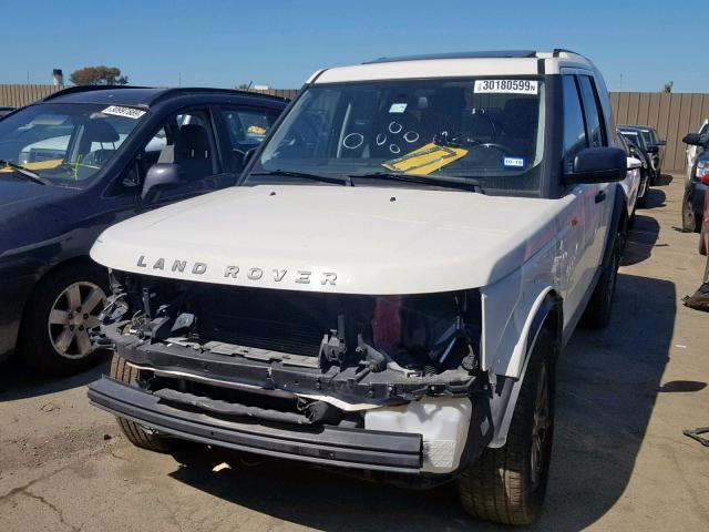 SALAE25468A456564 - 2008 LAND ROVER LR3 SE WHITE photo 2