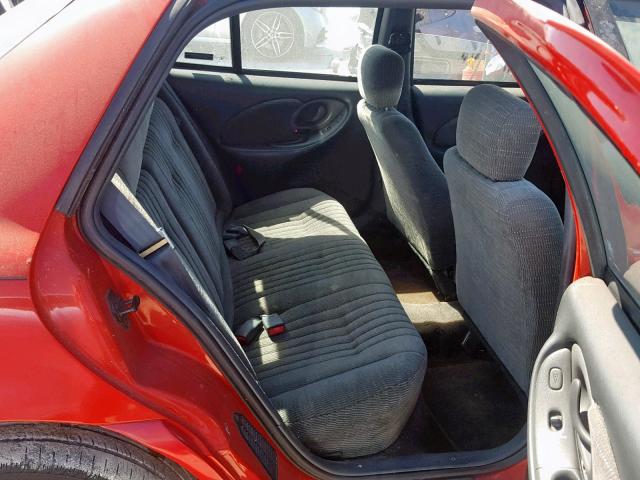 1G2NE52M1WC762530 - 1998 PONTIAC GRAND AM S RED photo 6