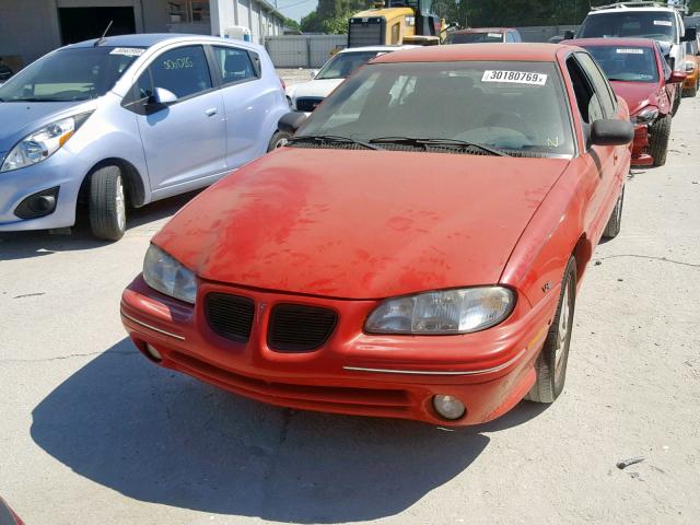 1G2NE52M1WC762530 - 1998 PONTIAC GRAND AM S RED photo 9