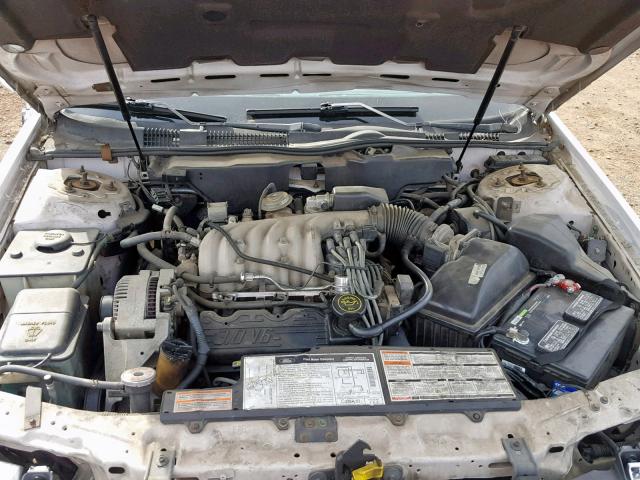 1FACP52U2PG318067 - 1993 FORD TAURUS GL WHITE photo 7