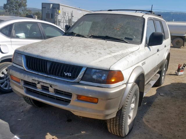 JA4LS31H6XP005518 - 1999 MITSUBISHI MONTERO SP WHITE photo 2