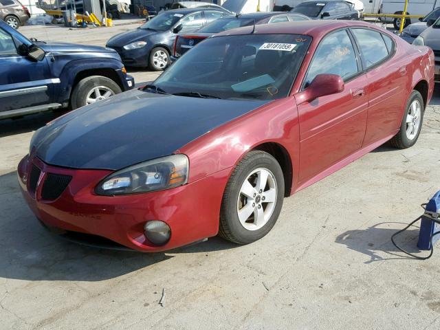2G2WS522251146612 - 2005 PONTIAC GRAND PRIX MAROON photo 2