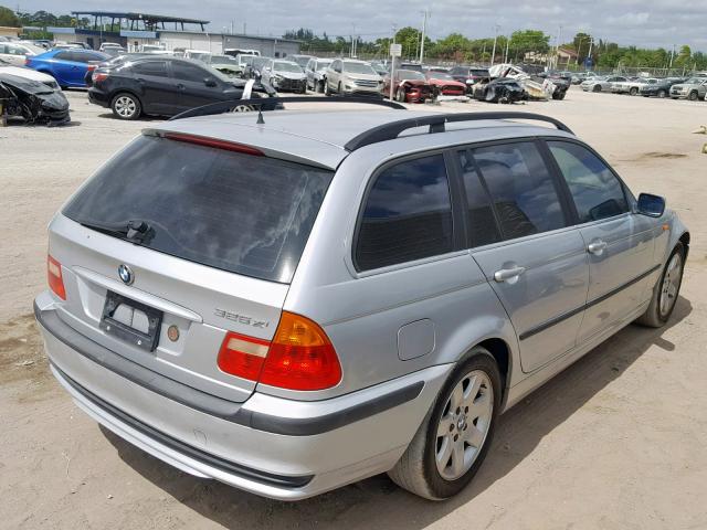 WBAEP33462PF00725 - 2002 BMW 325 XIT SILVER photo 4