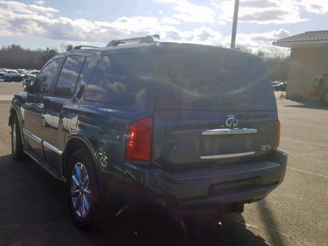 5N3AA08C25N806144 - 2005 INFINITI QX56 GREEN photo 3