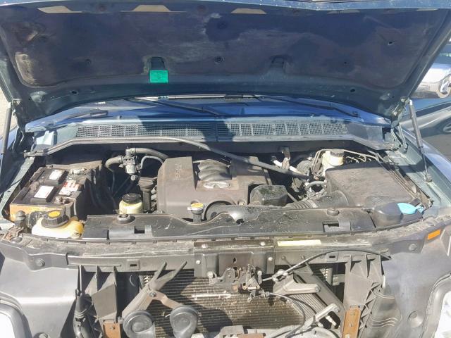 5N3AA08C25N806144 - 2005 INFINITI QX56 GREEN photo 7