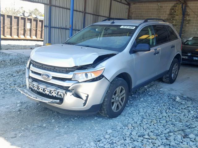 2FMDK3GC7CBA51930 - 2012 FORD EDGE SE SILVER photo 2