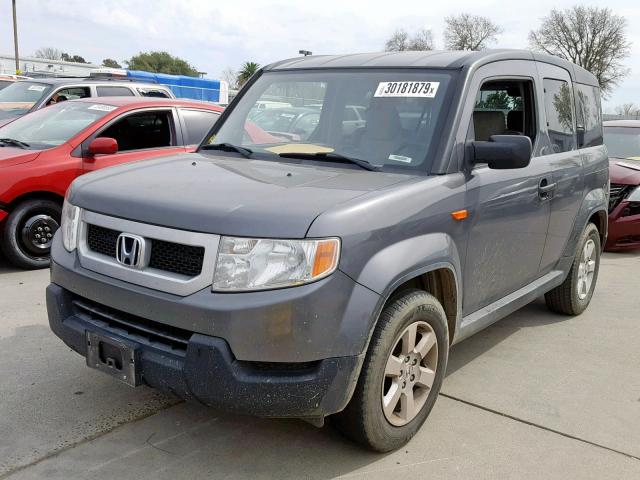 5J6YH2H73BL000644 - 2011 HONDA ELEMENT EX GRAY photo 2