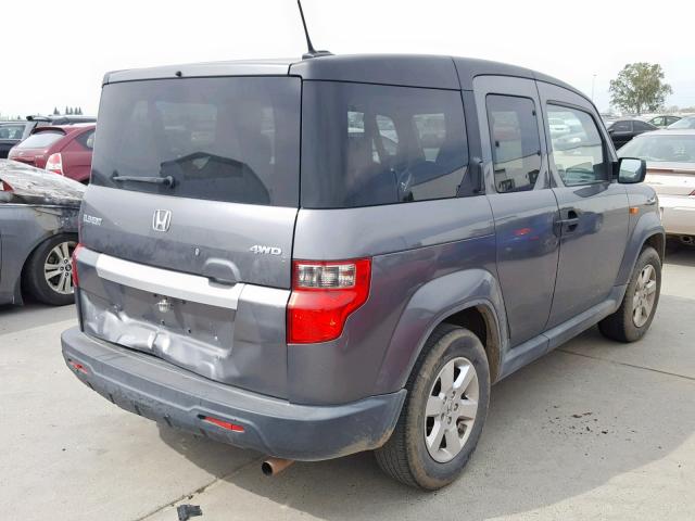 5J6YH2H73BL000644 - 2011 HONDA ELEMENT EX GRAY photo 4