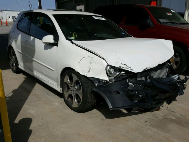WVWEV71K56W075640 - 2006 VOLKSWAGEN NEW GTI WHITE photo 1