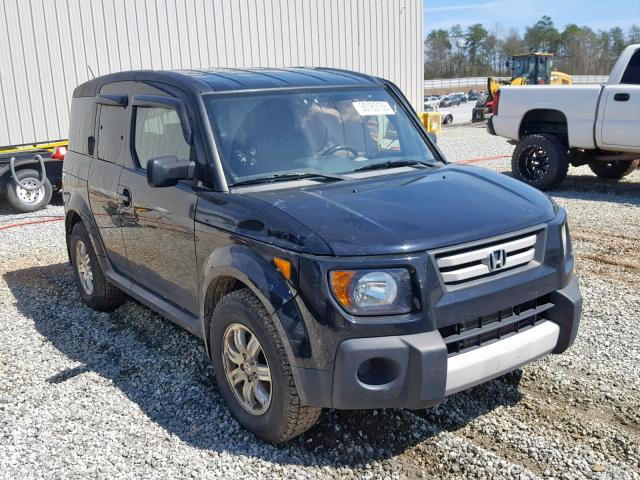 5J6YH28798L007221 - 2008 HONDA ELEMENT EX BLACK photo 1