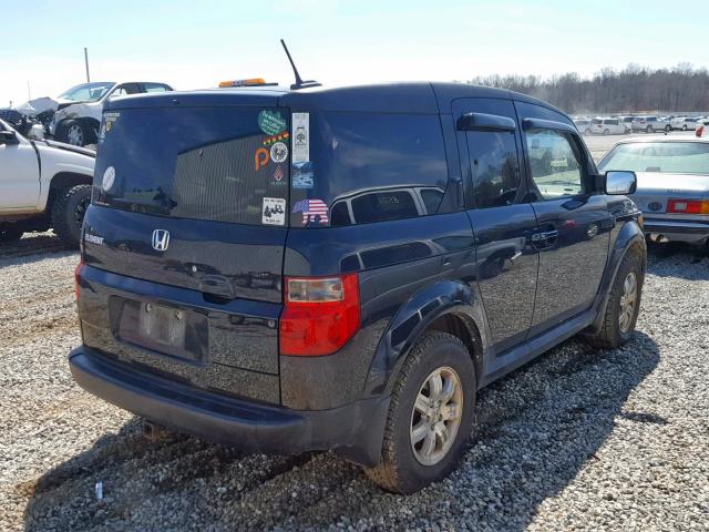 5J6YH28798L007221 - 2008 HONDA ELEMENT EX BLACK photo 4