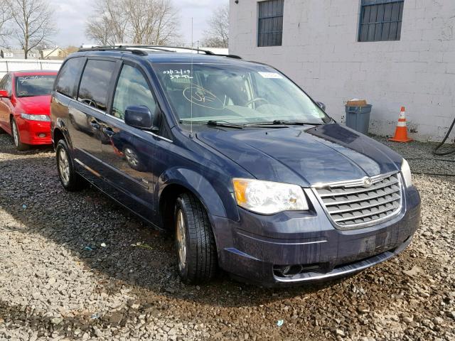 2A8HR54P78R821166 - 2008 CHRYSLER TOWN & COU BLUE photo 1