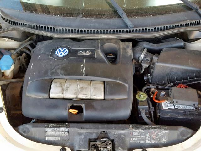 3VWCK21Y63M309848 - 2003 VOLKSWAGEN NEW BEETLE თეთრი ფოტო 7