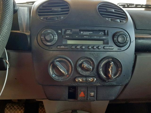 3VWCK21Y63M309848 - 2003 VOLKSWAGEN NEW BEETLE თეთრი ფოტო 9