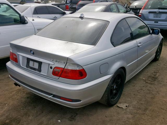 WBABD53454PL15380 - 2004 BMW 330 CI SILVER photo 4