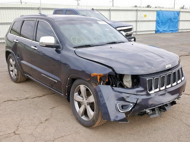 1C4RJFCG9EC521756 - 2014 JEEP GRAND CHER GRAY photo 1