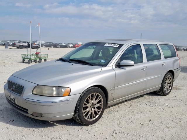 YV1SW592X62548555 - 2006 VOLVO V70 2.5T SILVER photo 2