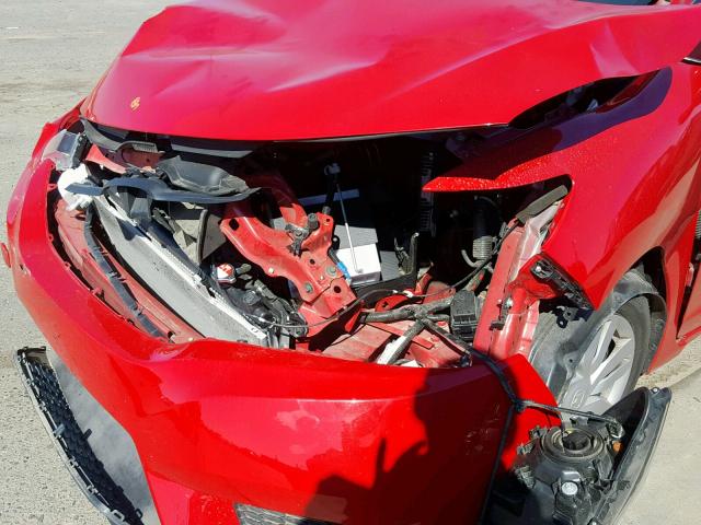 JHMGK5H55GS006699 - 2016 HONDA FIT LX RED photo 9