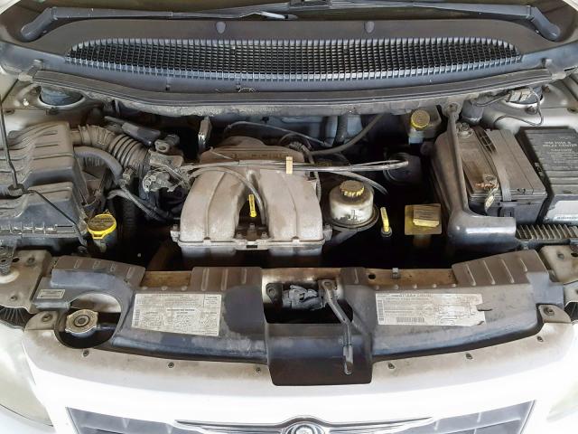 1C4GJ25B21B137285 - 2001 CHRYSLER VOYAGER WHITE photo 7