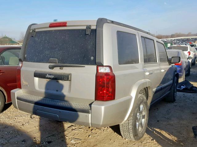 1J8HG48K37C670784 - 2007 JEEP COMMANDER SILVER photo 4
