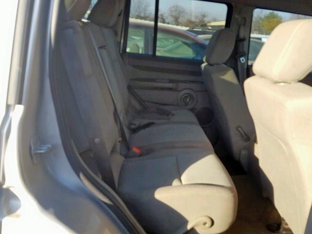 1J8HG48K37C670784 - 2007 JEEP COMMANDER SILVER photo 6