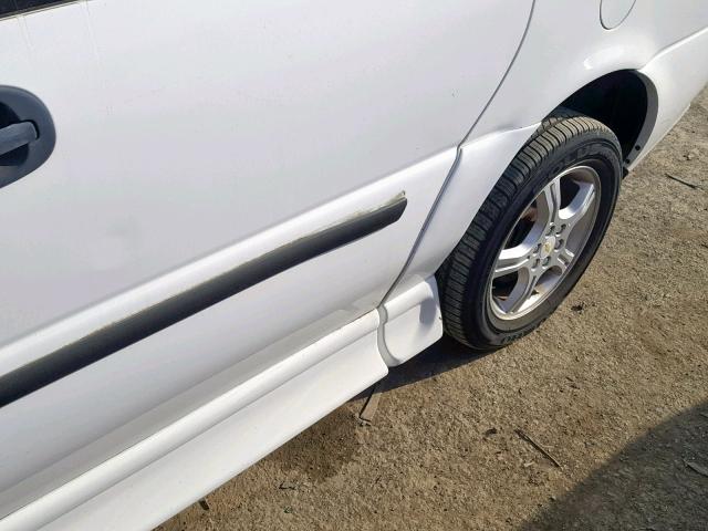 1GBDV13W48D151005 - 2008 CHEVROLET UPLANDER I WHITE photo 9