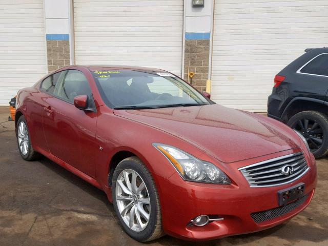 JN1CV6EL4FM890141 - 2015 INFINITI Q60 JOURNE RED photo 1