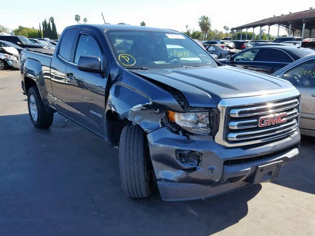 1GTH5BEA2F1133346 - 2015 GMC CANYON SLE GRAY photo 1