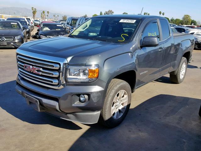 1GTH5BEA2F1133346 - 2015 GMC CANYON SLE GRAY photo 2