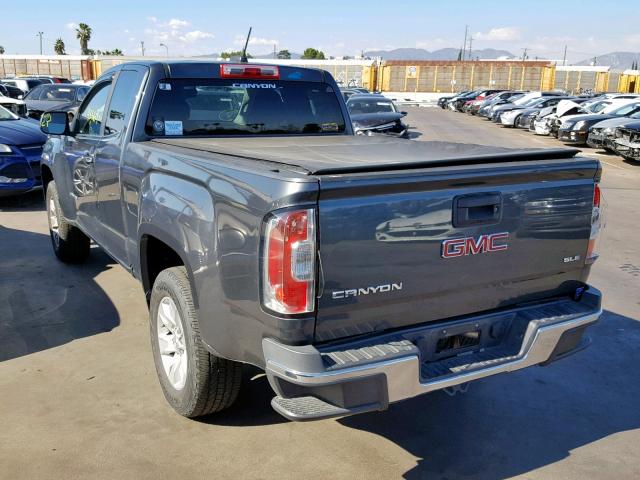 1GTH5BEA2F1133346 - 2015 GMC CANYON SLE GRAY photo 3