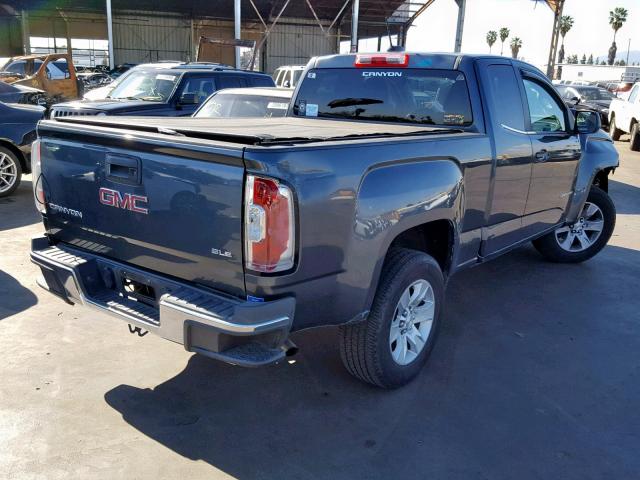 1GTH5BEA2F1133346 - 2015 GMC CANYON SLE GRAY photo 4