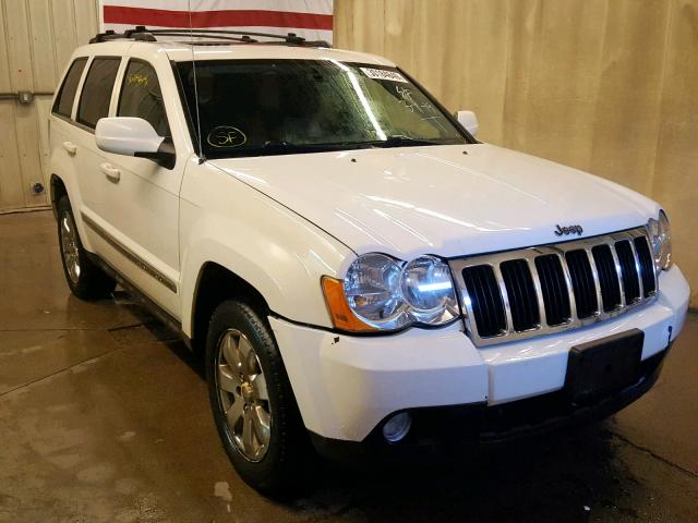 1J8HR58268C143565 - 2008 JEEP GRAND CHER WHITE photo 1