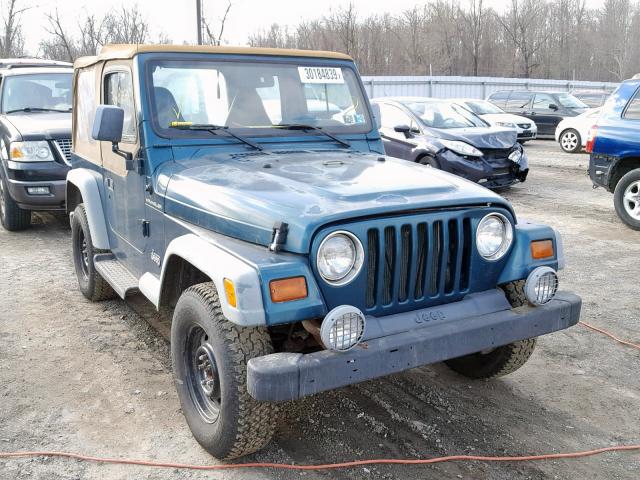 1J4FY29P5VP502543 - 1997 JEEP WRANGLER / BLUE photo 1