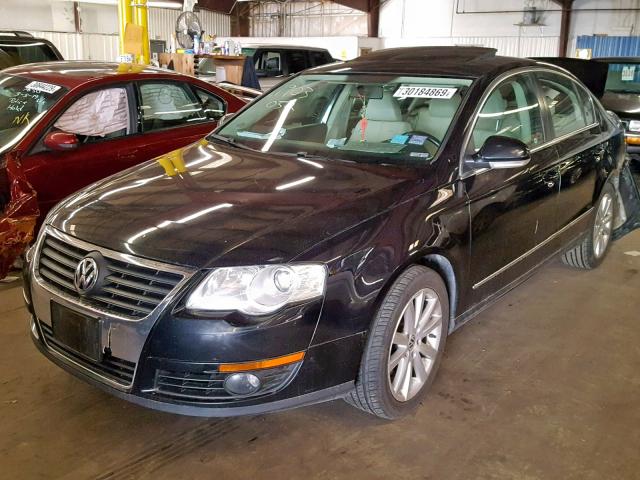 WVWJK7AN1AE159342 - 2010 VOLKSWAGEN PASSAT KOM BLACK photo 2