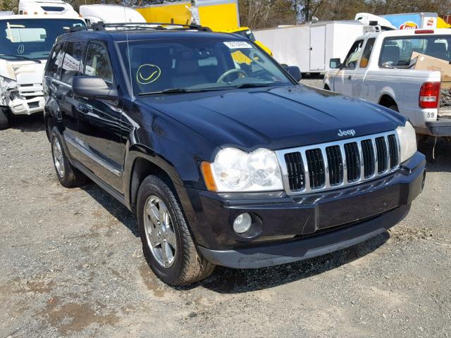 1J8HR58N15C688532 - 2005 JEEP GRAND CHER BLACK photo 1