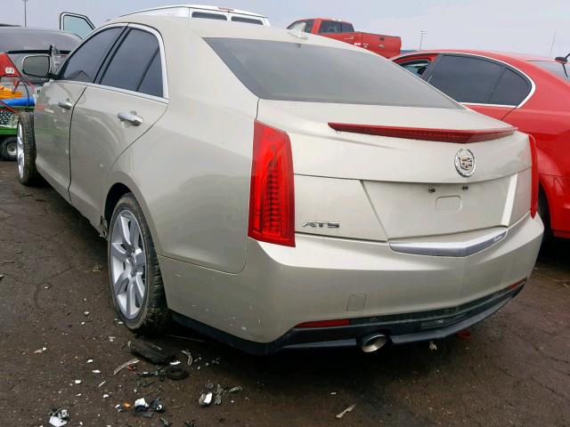 1G6AA5RA8E0100867 - 2014 CADILLAC ATS GOLD photo 3