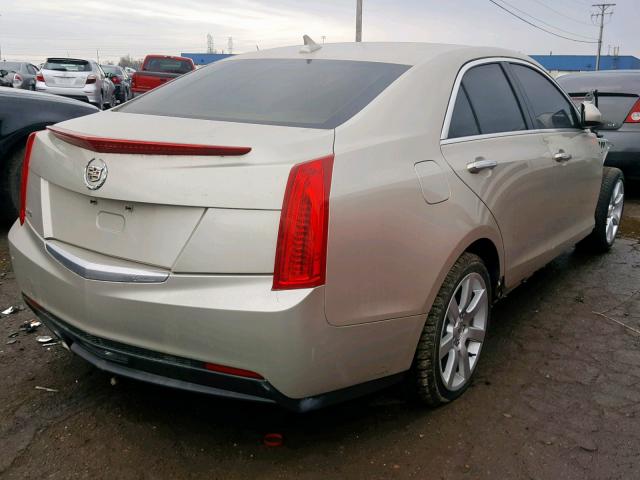 1G6AA5RA8E0100867 - 2014 CADILLAC ATS GOLD photo 4