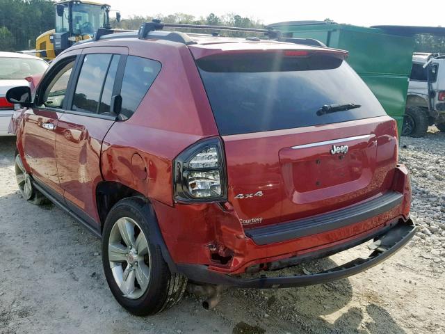 1C4NJDBB2GD509437 - 2016 JEEP COMPASS SP BURGUNDY photo 3