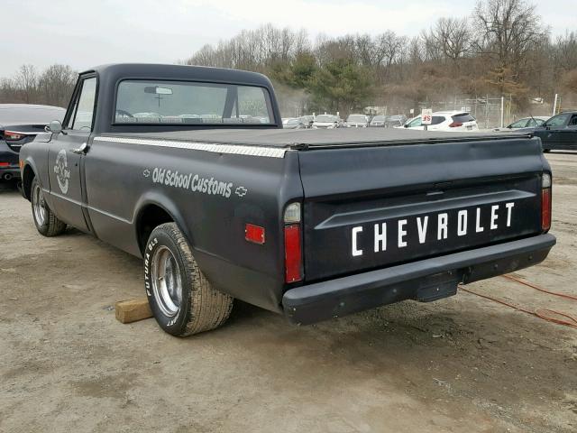 CCE142B128205 - 1972 CHEVROLET PICK UP BLACK photo 3