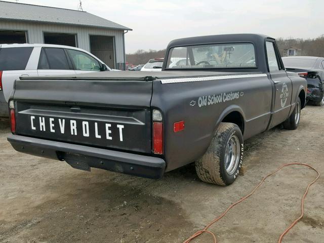 CCE142B128205 - 1972 CHEVROLET PICK UP BLACK photo 4