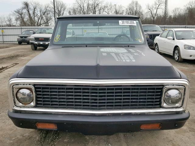 CCE142B128205 - 1972 CHEVROLET PICK UP BLACK photo 9